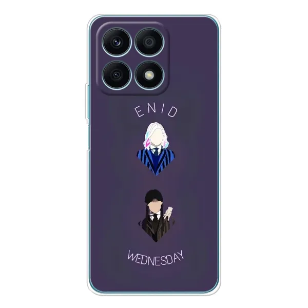 Чехол с принтом «Уэнздей и подруга» для Huawei Honor X8a