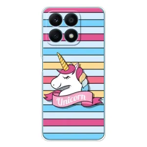 Чехол для Хуавей Хонор х8а - (Единорожки - Новинки) (AlphaPrint) (Unicorn)