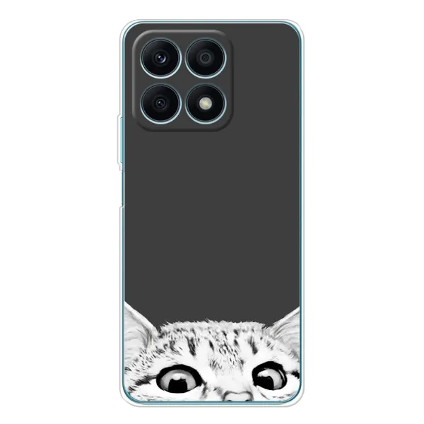 Чохол з принтом «Виглядає котик» для Huawei Honor X8a