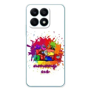 Чехол Амонг Ас для Huawei Honor X8a (AlphaPrint) (Яркий АмонгАс)