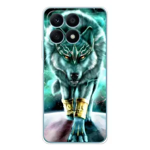 Защитные чехлы для Хуавей Хонор х8а (AlphaPrint) (ХИТ продаж) ВОЛК