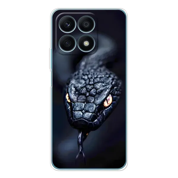 Чохол з принтом «Чорна змія» для Huawei Honor X8a