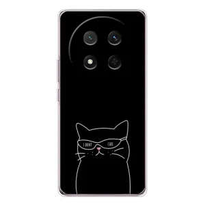 Чехол с рисунком кот на Huawei Honor X9c (Равнодушный кот)