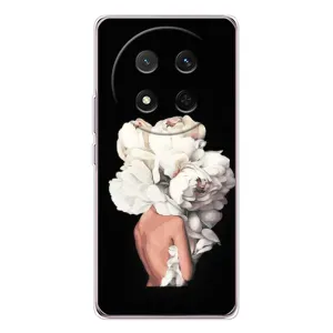 Чехлы (ART) Цветы на Huawei Honor X9c (VPrint) (Белые цветы)