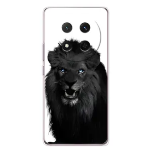Чехлы с картинками животных Huawei Honor X9c (Черный ЛЕВ)