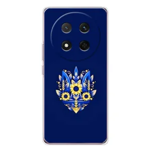Чехлы для Huawei Honor X9c  Укр. Символика (AlphaPrint) (Цветочный Герб)