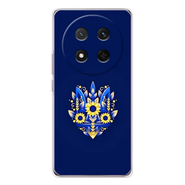 Чехол с принтом «Цветочный Герб» для Huawei Honor X9c
