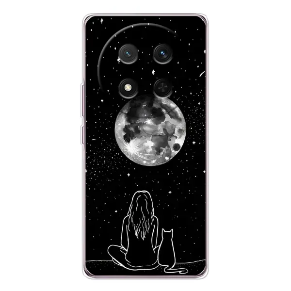 Чехол с принтом «Девушка с котом» для Huawei Honor X9c Чехол с принтом «Девушка с котом» для Huawei Honor X9c