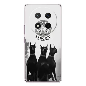 Чехлы VERSACE для Хонор X9с (PREMIUMPrint) (Доберман Версаче)