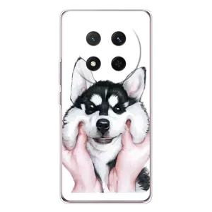 Чехлы с собаками для Huawei Honor X9c (VPrint) (Довольный Хаски)