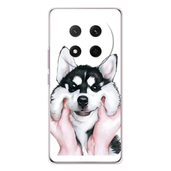 Чехол с принтом «Довольный Хаски» для Huawei Honor X9c