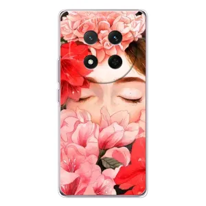 Чехлы (ART) Цветы на Huawei Honor X9c (VPrint) (Глаза в цветах)