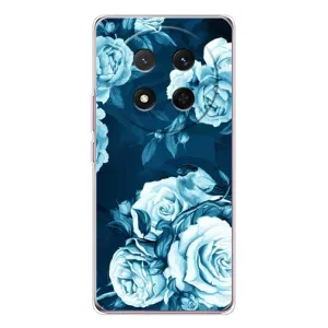 Чехлы (ART) Цветы на Huawei Honor X9c (VPrint) (Голубые Бутоны)