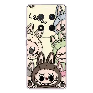 Чехол с Лабубу на Huawei Honor X9c (Золотая обезьяна Bored Ape)