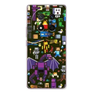Чохол Майнкрафт на Huawei Honor X9c (AlphaPrint) Minecraft (Колаж Майнкрафт)