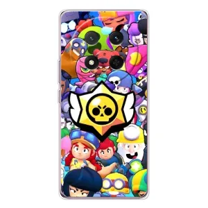 Чехол для Huawei Honor X9c Бравл Старс (VPrint) (Лого Brawl Stars)