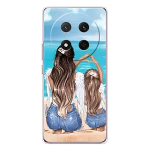 Чехол с печатью для Huawei Honor X9c - (Мама с ребенком) (AlphaPrint) (Мама с доченькой)