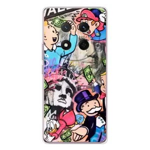 Чехлы с крутыми принтами для Huawei Honor X9c - (PREMIUMPrint) (Monopoly man)