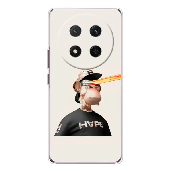 Чехол с принтом «обезьяна NFT в очках» для Huawei Honor X9c