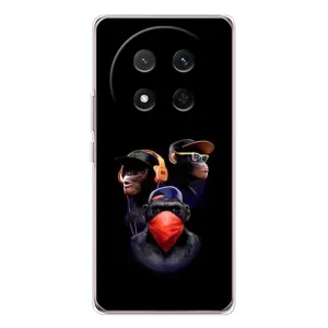 Чехол с Обезьянами Huawei Honor X9c - (AlphaPrint) (Три обезьяны)
