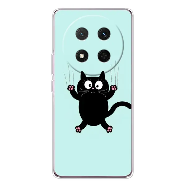 Чехол с принтом «Падающий кот» для Huawei Honor X9c