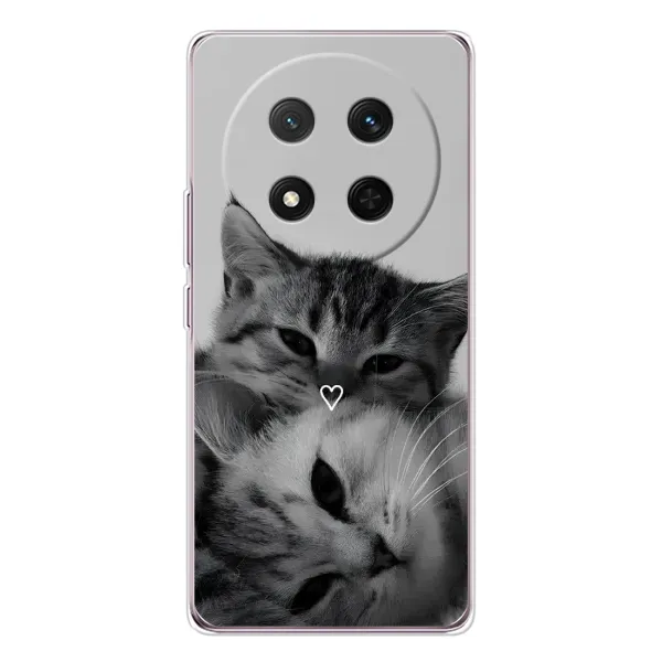 Чехол с принтом «Пара котов» для Huawei Honor X9c Чехол с принтом «Пара котов» для Huawei Honor X9c