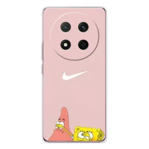 Чехол Губка Боб для Хонор X9с (Патрик и Губка)