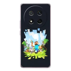 Чохол Майнкрафт на Huawei Honor X9c (AlphaPrint) Minecraft (персонажі Minecraft)