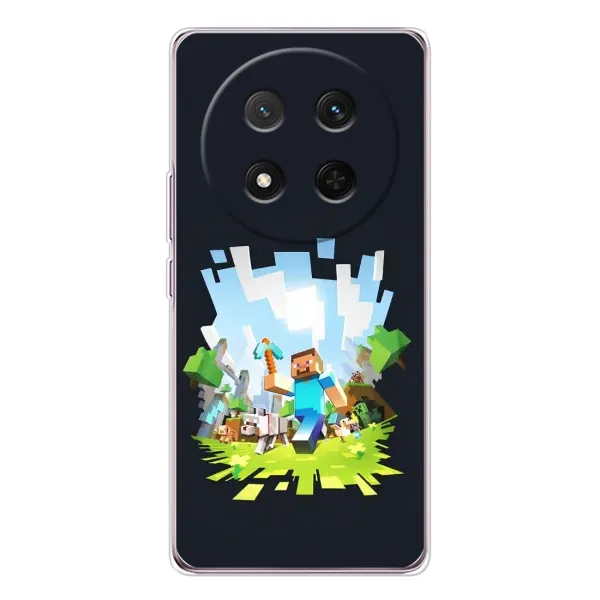 Чехол с принтом «персонажи Minecraft» для Huawei Honor X9c