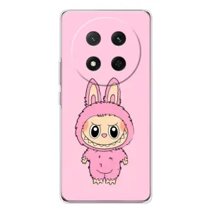 Чехол с Лабубу на Huawei Honor X9c (Розовый Лабубу)