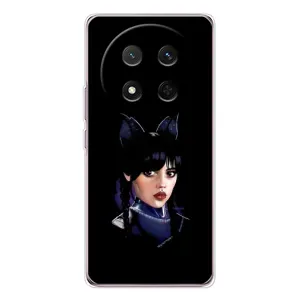 Чехлы Венсдей на Huawei Honor X9c Уэнсдей (AlphaPrint) (серьезная Уэнздей)