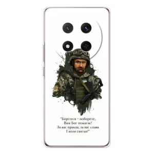 Чехлы для Huawei Honor X9c с принтом Тараса Шевченко (AlphaPrint) (Шевченко воин)