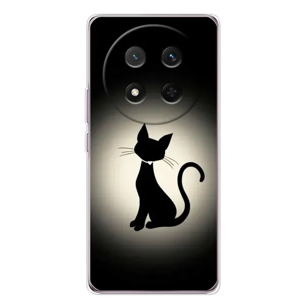 Чехол с принтом «Силуэт котика» для Huawei Honor X9c