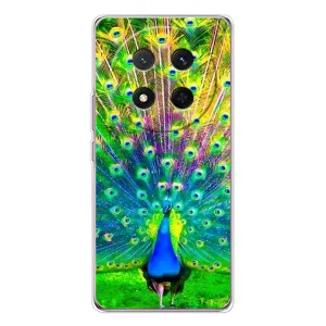 Чехол с птицами на Huawei Honor X9c (VPrint) (Яркий Павлин)