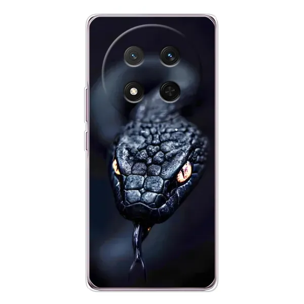 Чехол с принтом «Черная змея» для Huawei Honor X9c