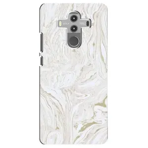 Мраморный чехол на Huawei Mate 10 Pro (VPrint) (Белый мрамор)