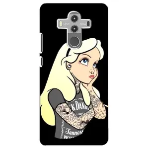 Чехол с печатью для Huawei Mate 10 Pro - (Мода) (AlphaPrint) (Девочка в тату)