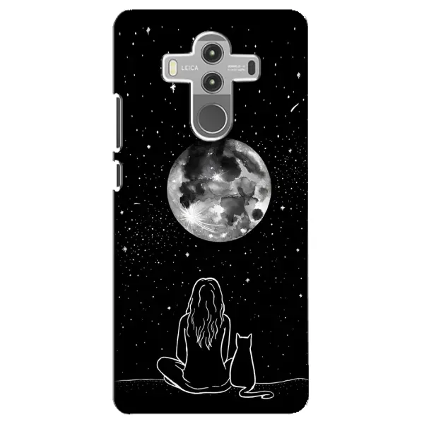 Чехол с принтом «Девушка с котом» для Huawei Mate 10 Pro