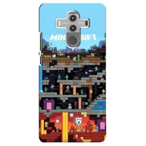 Чехол Майнкрафт на Huawei Mate 10 Pro (AlphaPrint) Minecraft (фон Minecraft)