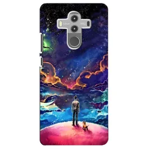 Космические Чехлы для Хуавей Мейт 10 Про (VPrint) (Галактический вид)