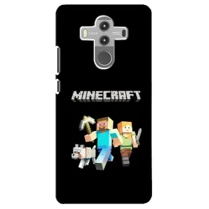 Чехол Майнкрафт на Huawei Mate 10 Pro (AlphaPrint) Minecraft (герои Minecraft)