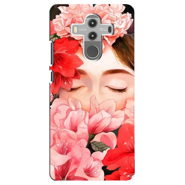 Чохол з принтом «Очі в квітах» для Huawei Mate 10 Pro