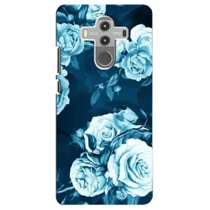 Чехлы (ART) Цветы на Huawei Mate 10 Pro (VPrint) (Голубые Бутоны)