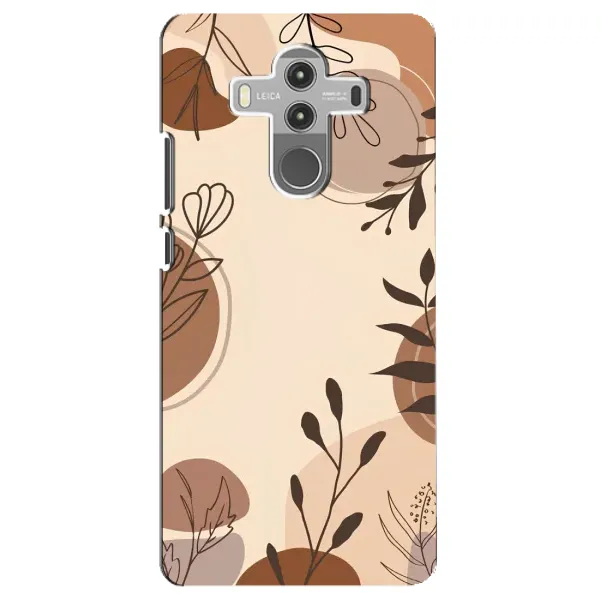Чехол с принтом «Коричневые цветы» для Huawei Mate 10 Pro