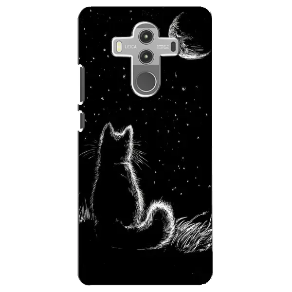 Чехол с принтом «Котик и луна» для Huawei Mate 10 Pro