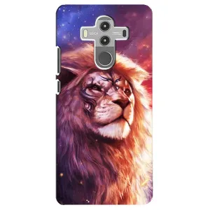 Чехол со Львом для Huawei Mate 10 Pro (VPrint) (Красочный Лев)