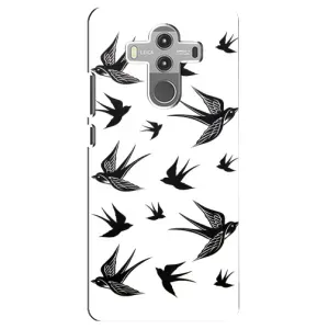 Чехол с птицами на Huawei Mate 10 Pro (VPrint) (Ласточки)