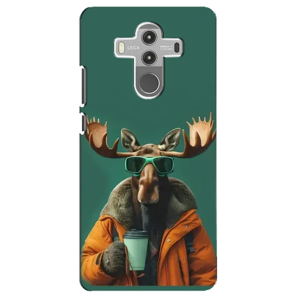 Чехол с принтом «Лось с кофе» для Huawei Mate 10 Pro