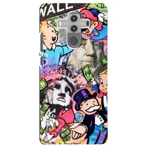Чехлы с крутыми принтами для Huawei Mate 10 Pro - (PREMIUMPrint) (Monopoly man)