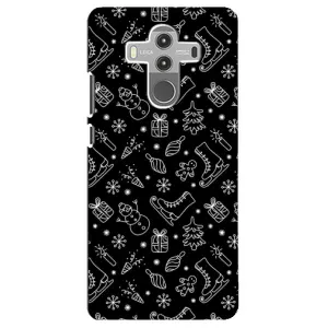 Новогодние, Праздничные Чехлы для Huawei Mate 10 Pro - 2024 год (Новогодний фон)